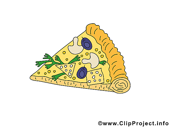 Morceau de pizza image - Nourriture clipart