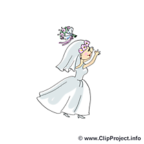 Bouquet image gratuite - Mariage illustration